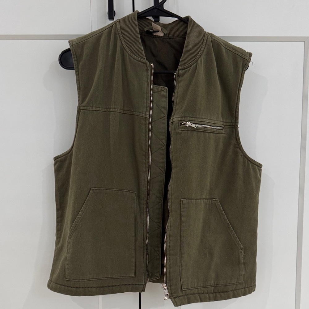H&M Olive Green Vest- women’s